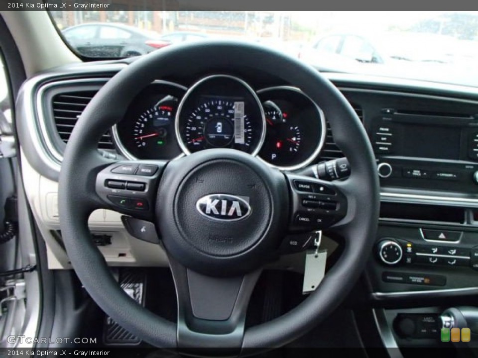 Gray Interior Steering Wheel for the 2014 Kia Optima LX #86969140