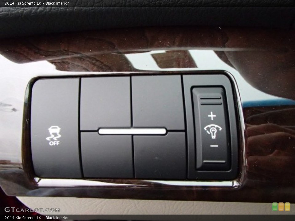 Black Interior Controls for the 2014 Kia Sorento LX #86969468