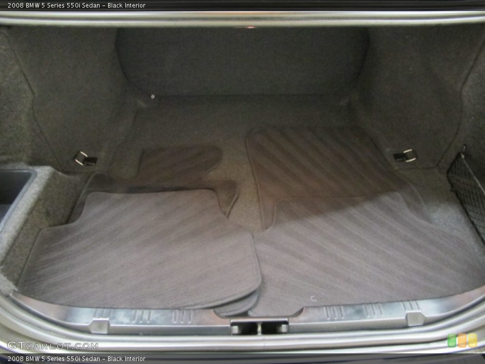 Black Interior Trunk for the 2008 BMW 5 Series 550i Sedan #86970418