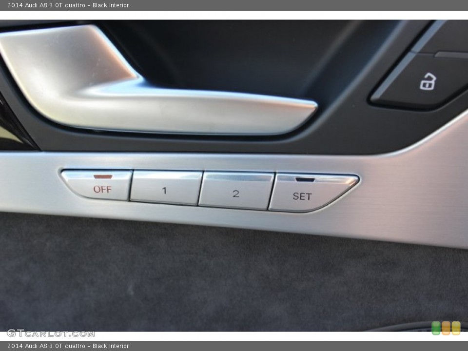 Black Interior Controls for the 2014 Audi A8 3.0T quattro #86973497