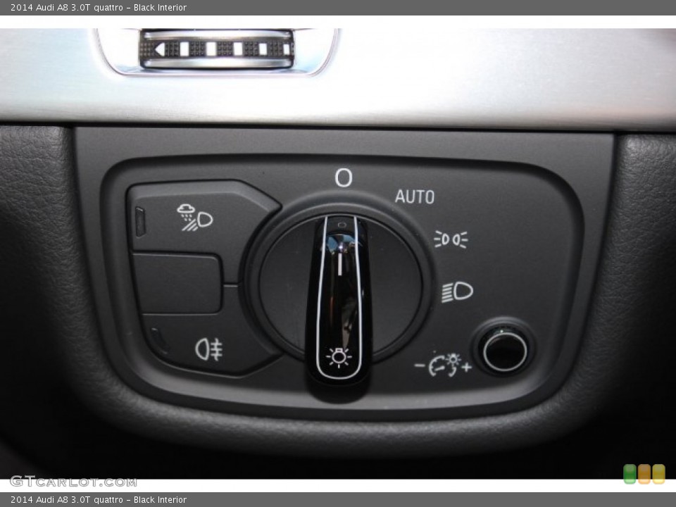 Black Interior Controls for the 2014 Audi A8 3.0T quattro #86973838