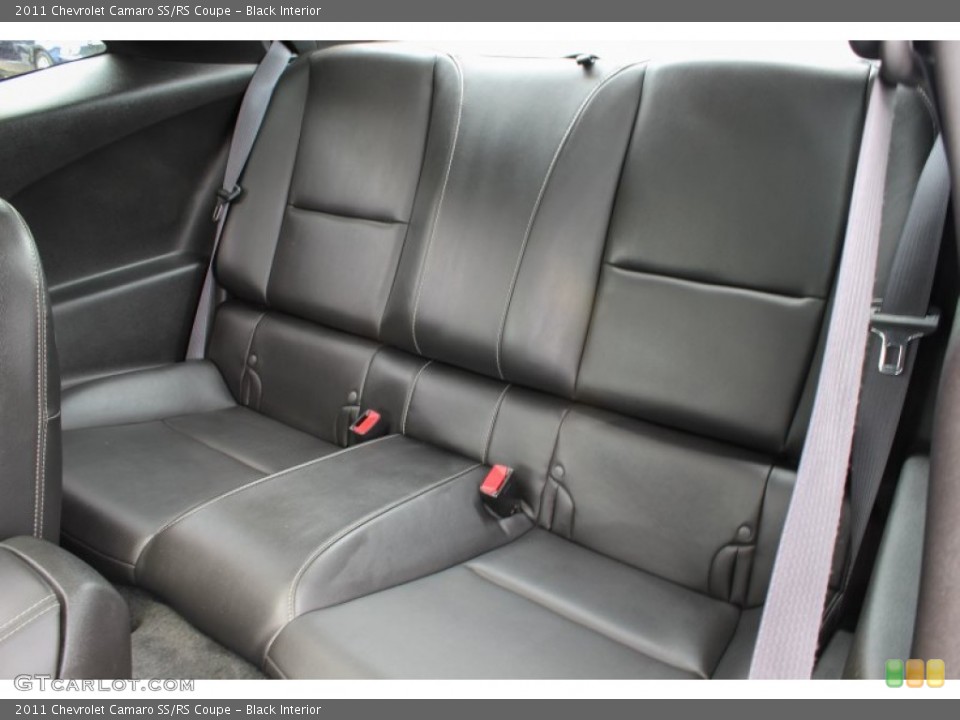 Black Interior Rear Seat for the 2011 Chevrolet Camaro SS/RS Coupe #86973859