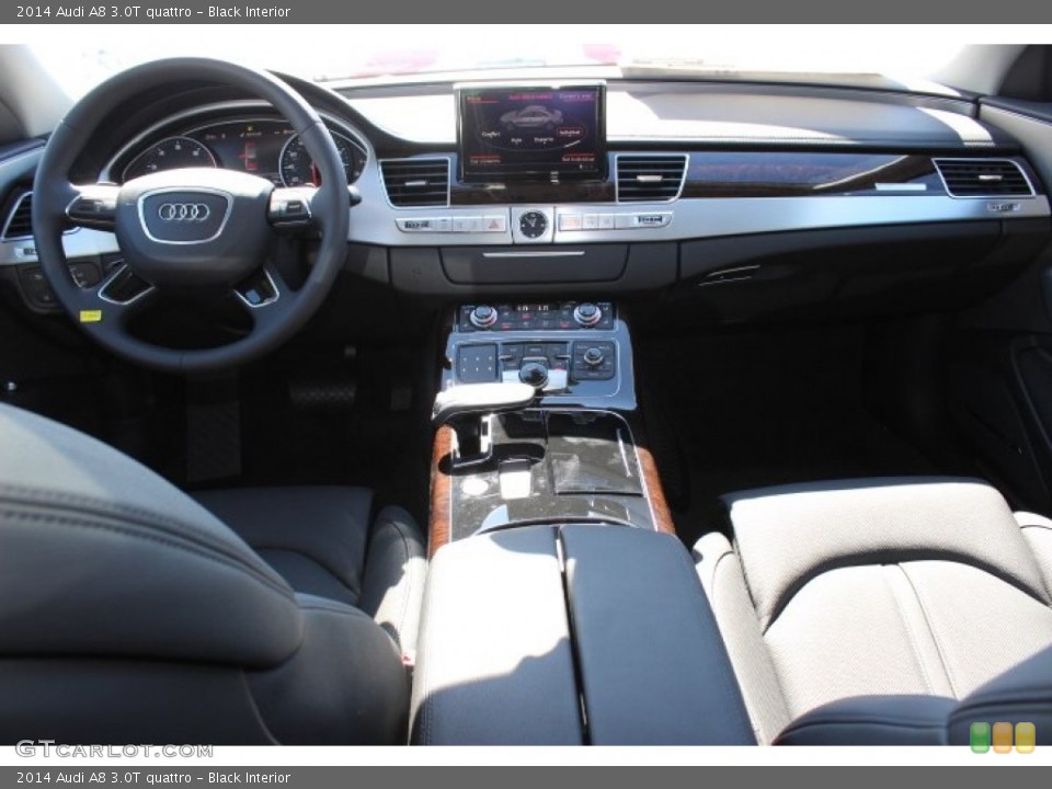 Black Interior Dashboard for the 2014 Audi A8 3.0T quattro #86973868