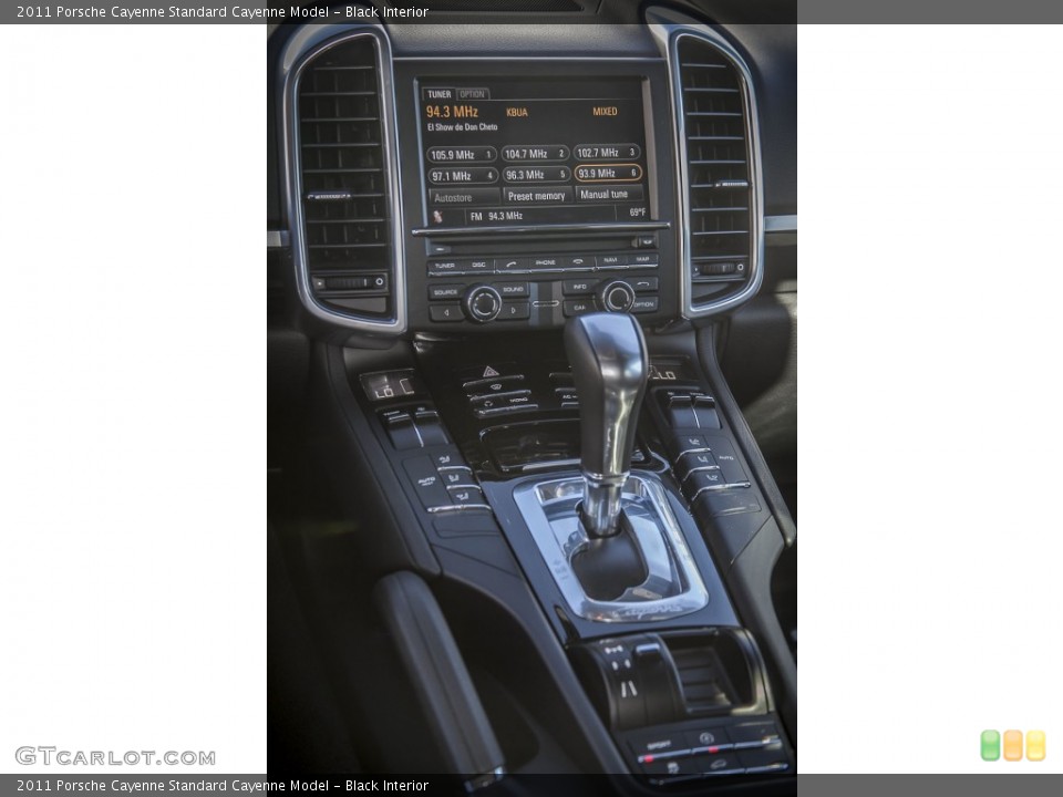 Black Interior Controls for the 2011 Porsche Cayenne  #86977141