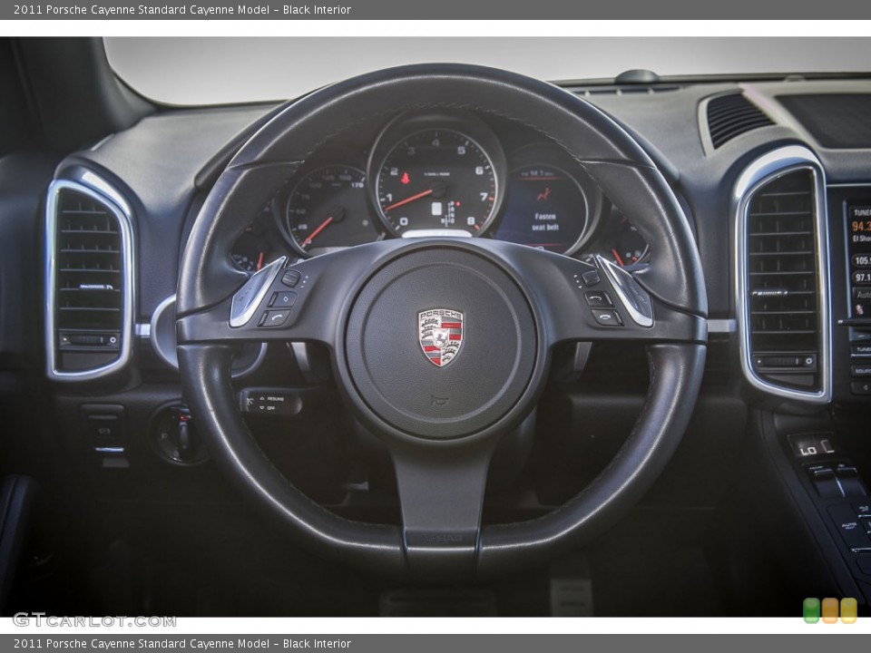 Black Interior Steering Wheel for the 2011 Porsche Cayenne  #86977421