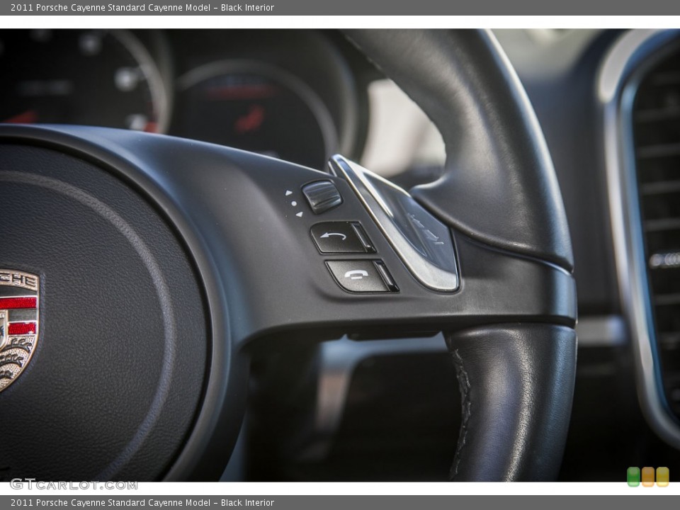 Black Interior Controls for the 2011 Porsche Cayenne  #86977447