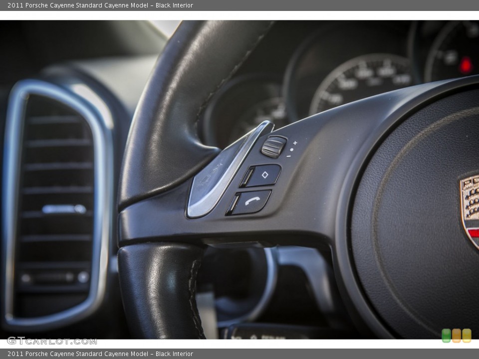 Black Interior Controls for the 2011 Porsche Cayenne  #86977465