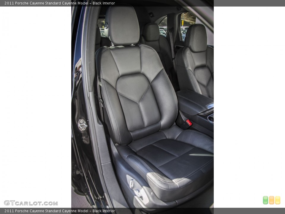 Black Interior Front Seat for the 2011 Porsche Cayenne  #86977657