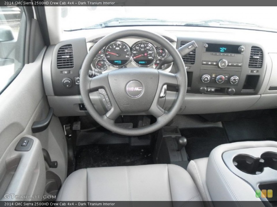 Dark Titanium Interior Dashboard for the 2014 GMC Sierra 2500HD Crew Cab 4x4 #86981519