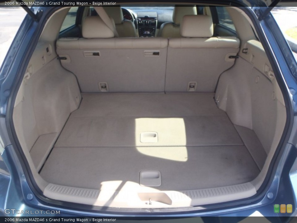 Beige Interior Trunk for the 2006 Mazda MAZDA6 s Grand Touring Wagon #86983226