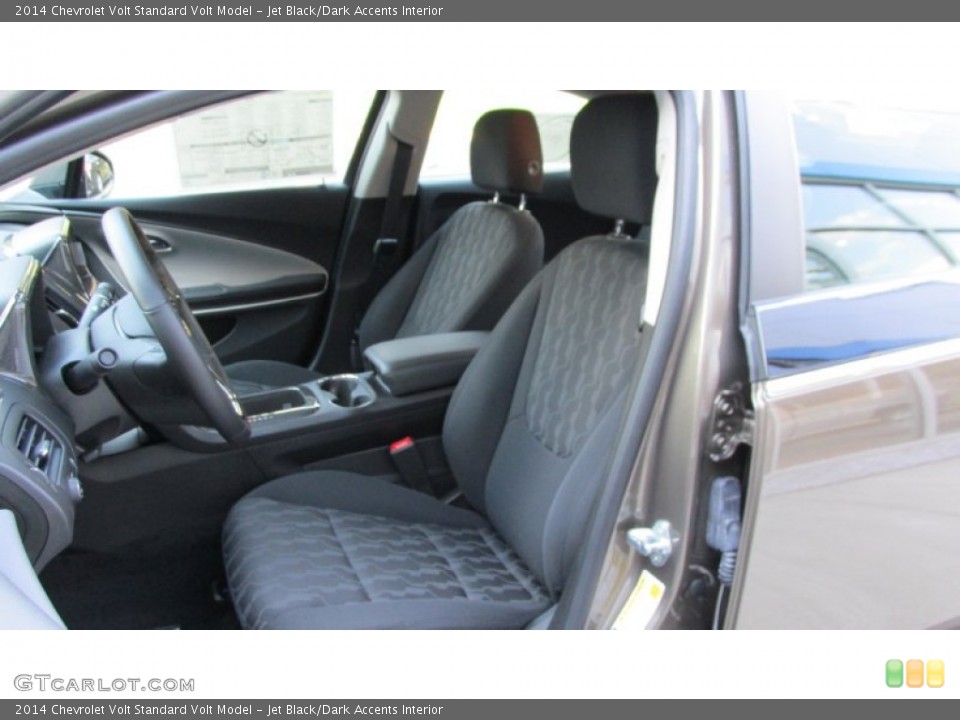 Jet Black/Dark Accents Interior Front Seat for the 2014 Chevrolet Volt  #86988491