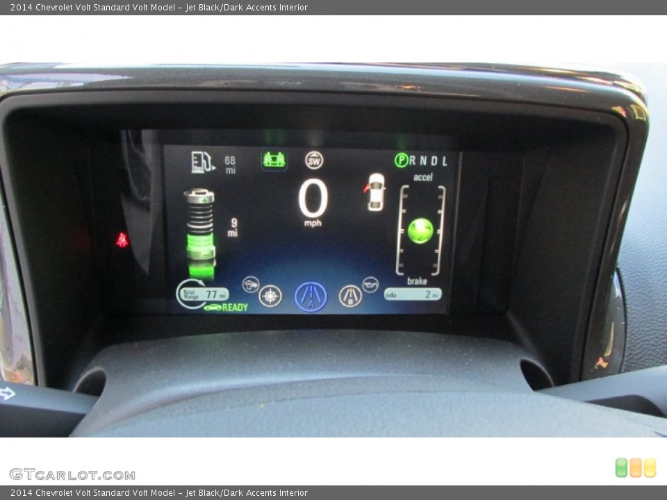 Jet Black/Dark Accents Interior Gauges for the 2014 Chevrolet Volt  #86988635
