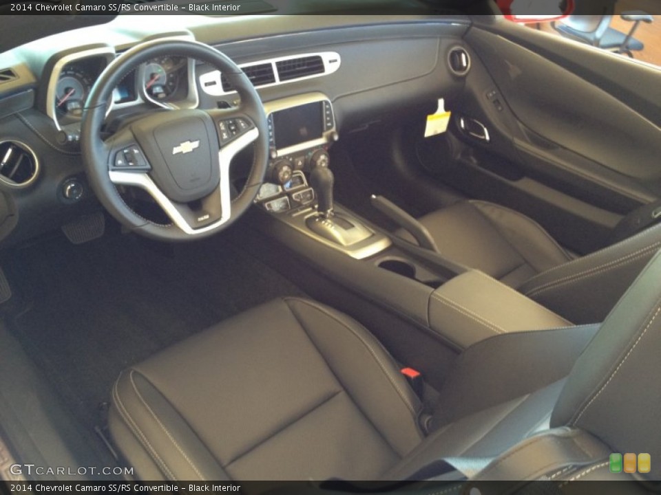 Black Interior Prime Interior for the 2014 Chevrolet Camaro SS/RS Convertible #86995043