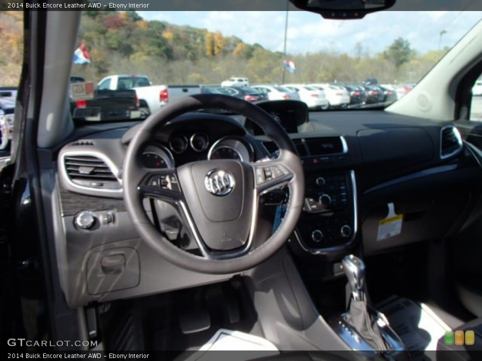 Ebony Interior Dashboard for the 2014 Buick Encore Leather AWD #86995378