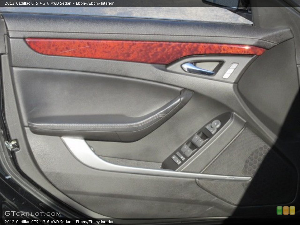 Ebony/Ebony Interior Door Panel for the 2012 Cadillac CTS 4 3.6 AWD Sedan #87000980