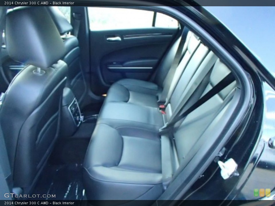 Black Interior Rear Seat for the 2014 Chrysler 300 C AWD #87004253