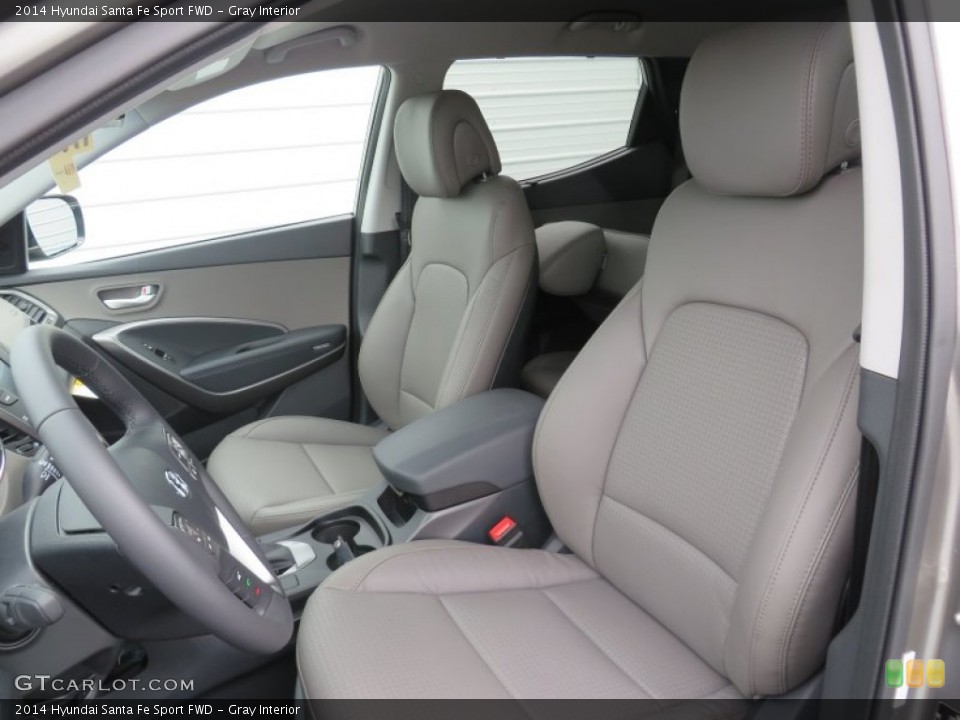 Gray Interior Front Seat for the 2014 Hyundai Santa Fe Sport FWD #87006263