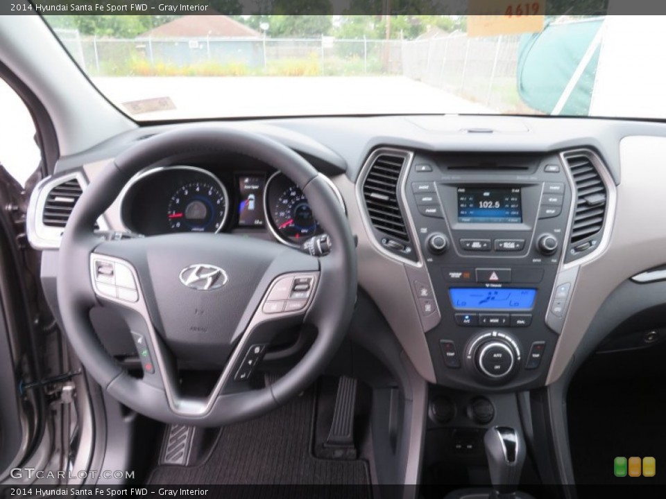 Gray Interior Dashboard for the 2014 Hyundai Santa Fe Sport FWD #87006317