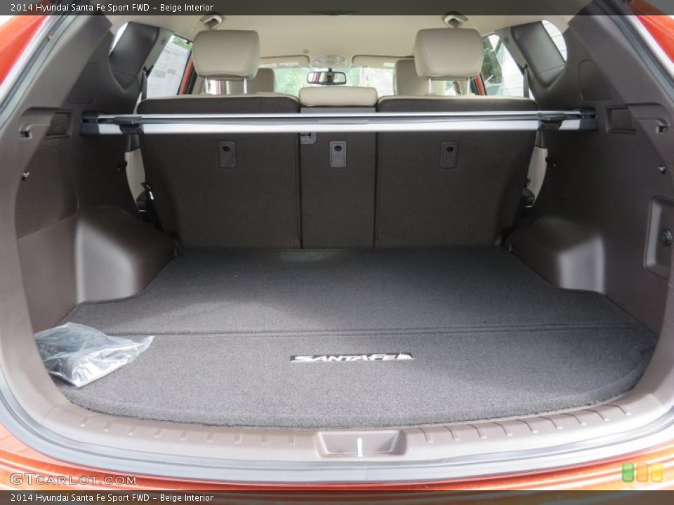 Beige Interior Trunk for the 2014 Hyundai Santa Fe Sport FWD #87007100