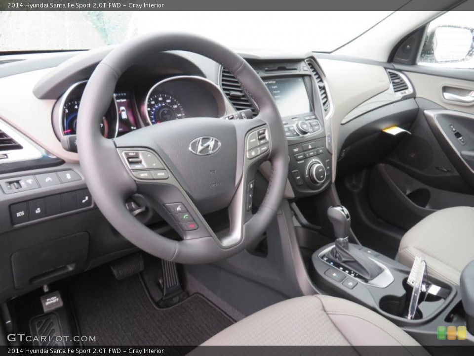 Gray Interior Prime Interior for the 2014 Hyundai Santa Fe Sport 2.0T FWD #87008229