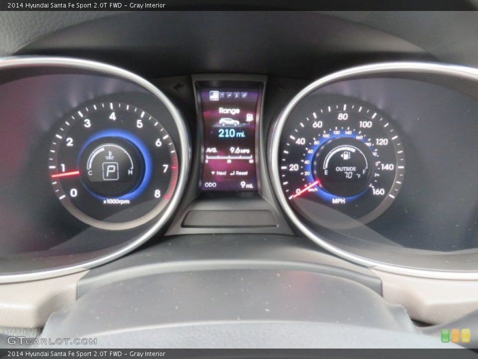 Gray Interior Gauges for the 2014 Hyundai Santa Fe Sport 2.0T FWD #87008443