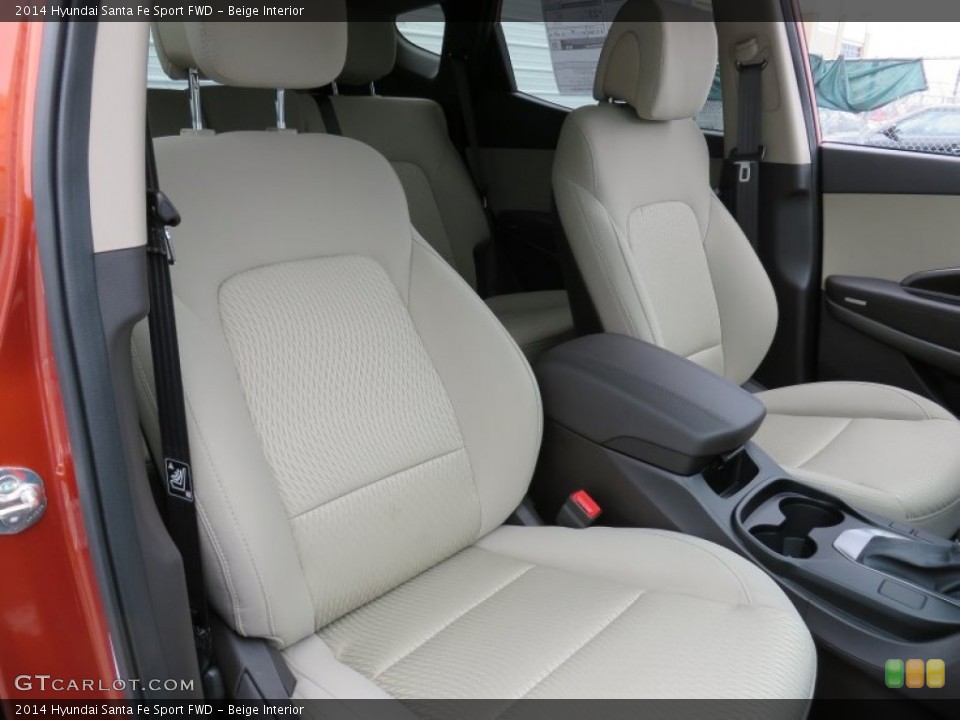 Beige Interior Front Seat for the 2014 Hyundai Santa Fe Sport FWD #87008990