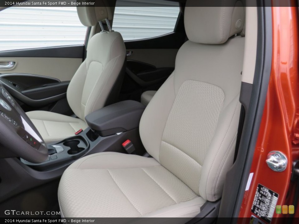 Beige Interior Front Seat for the 2014 Hyundai Santa Fe Sport FWD #87009227