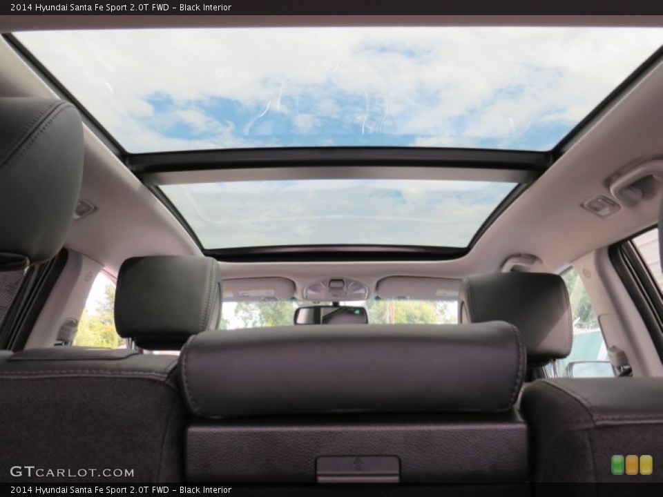 Black Interior Sunroof for the 2014 Hyundai Santa Fe Sport 2.0T FWD #87012752