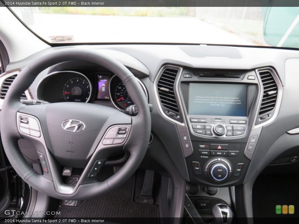 Black Interior Dashboard for the 2014 Hyundai Santa Fe Sport 2.0T FWD #87012953