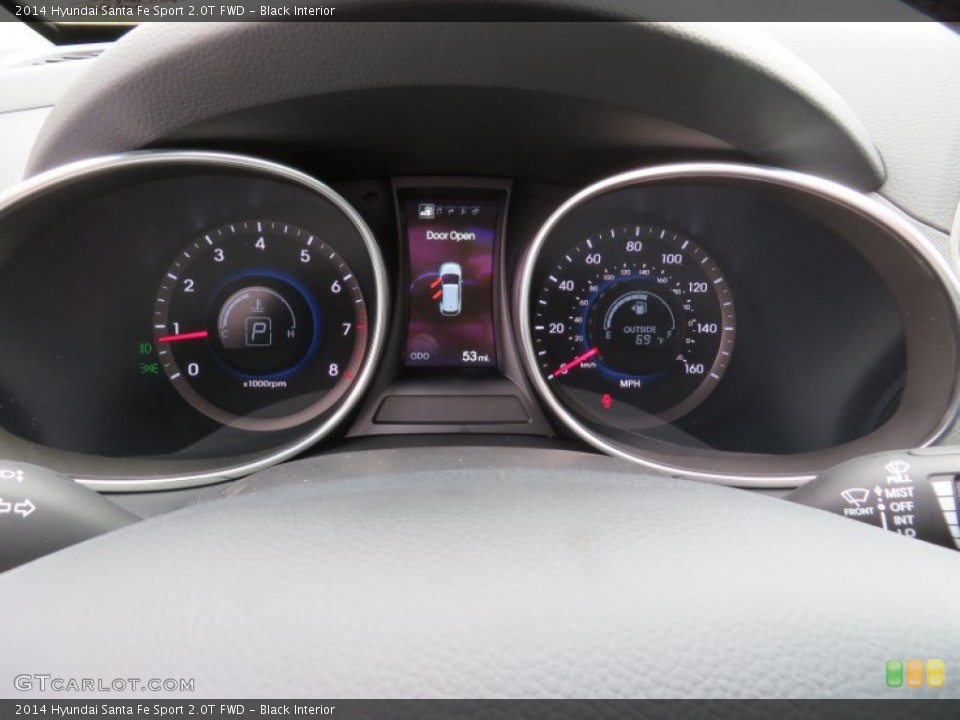 Black Interior Gauges for the 2014 Hyundai Santa Fe Sport 2.0T FWD #87013064