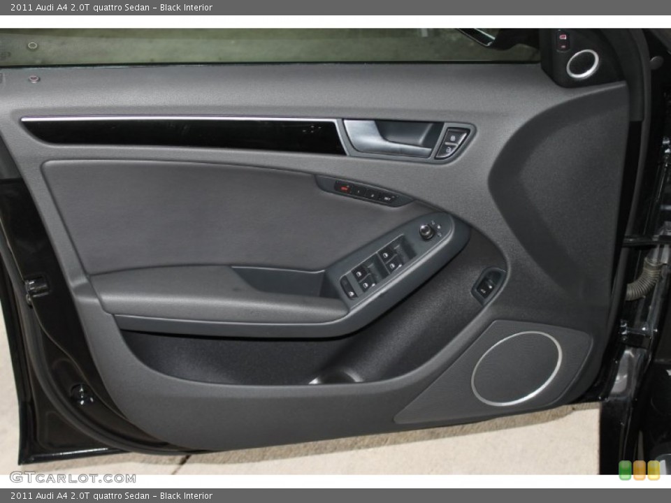 Black Interior Door Panel for the 2011 Audi A4 2.0T quattro Sedan #87017777