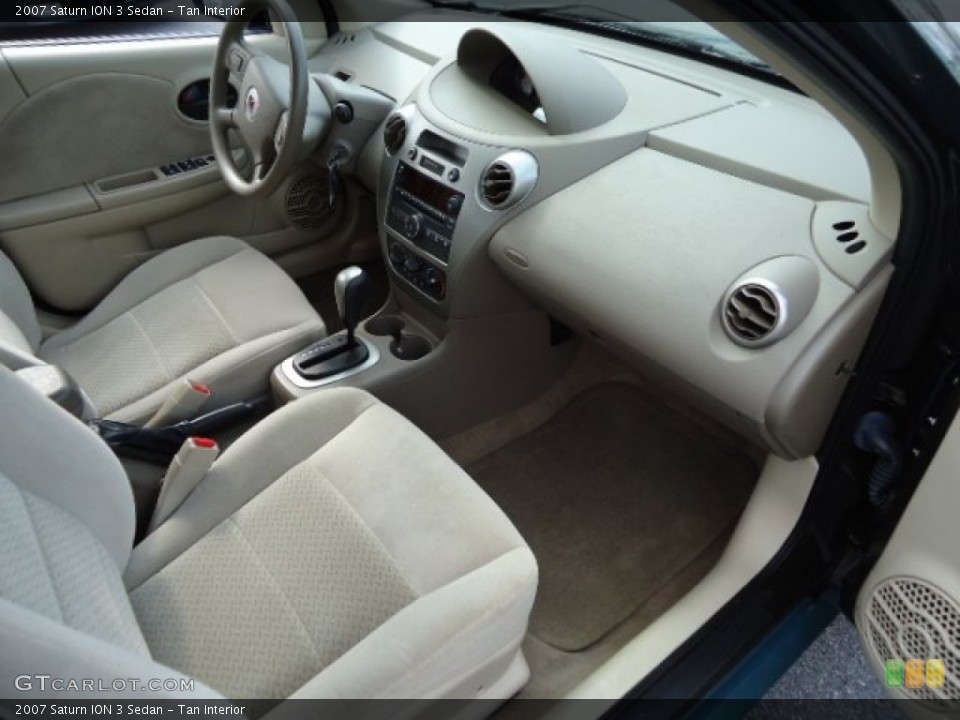 Tan Interior Photo for the 2007 Saturn ION 3 Sedan #87019187