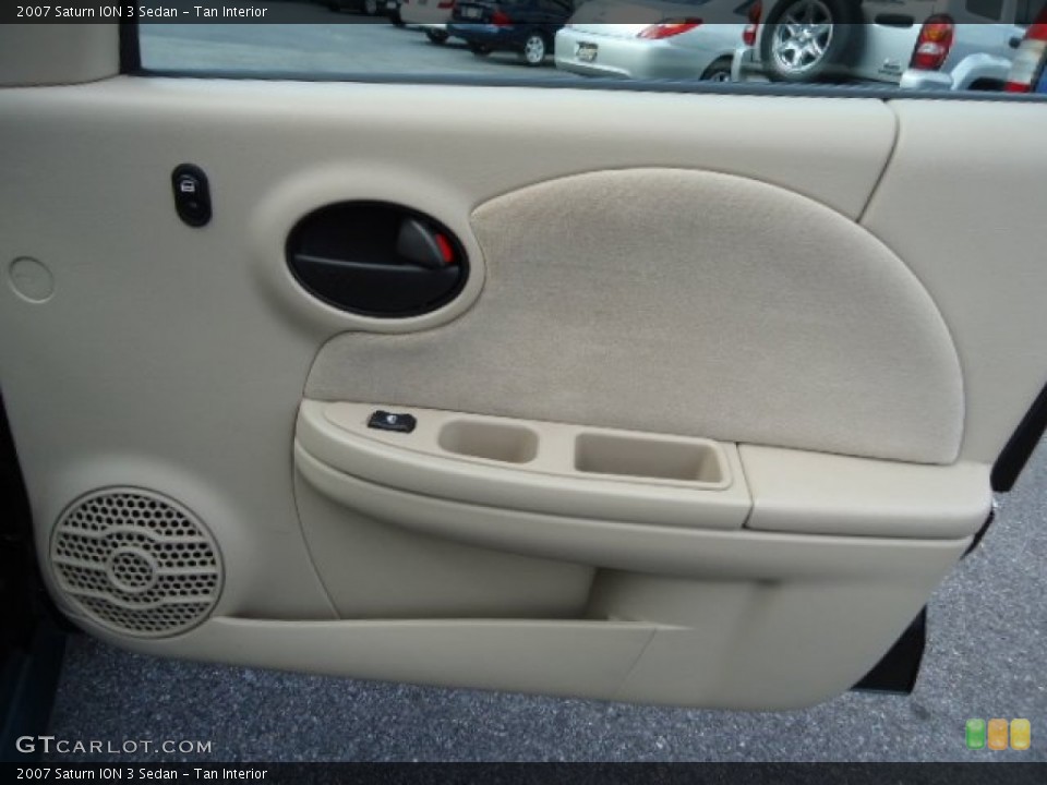 Tan Interior Door Panel for the 2007 Saturn ION 3 Sedan #87019223