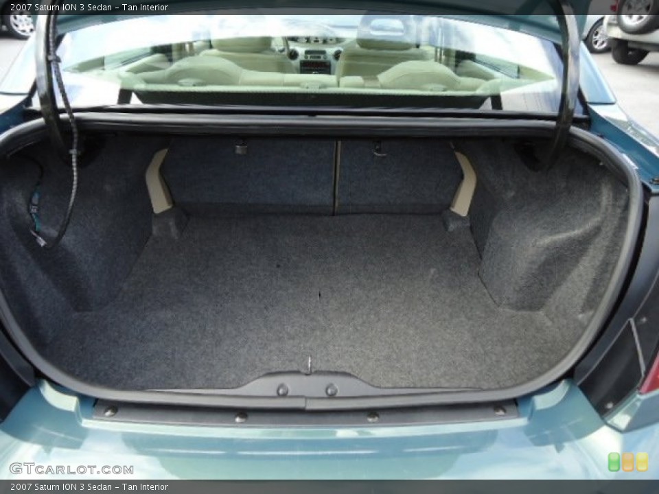 Tan Interior Trunk for the 2007 Saturn ION 3 Sedan #87019388