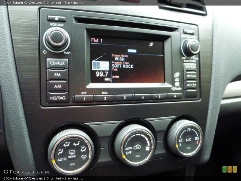 Black Interior Controls for the 2014 Subaru XV Crosstrek 2.0i Limited #87021617