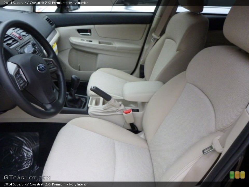 Ivory Interior Front Seat for the 2014 Subaru XV Crosstrek 2.0i Premium #87021869
