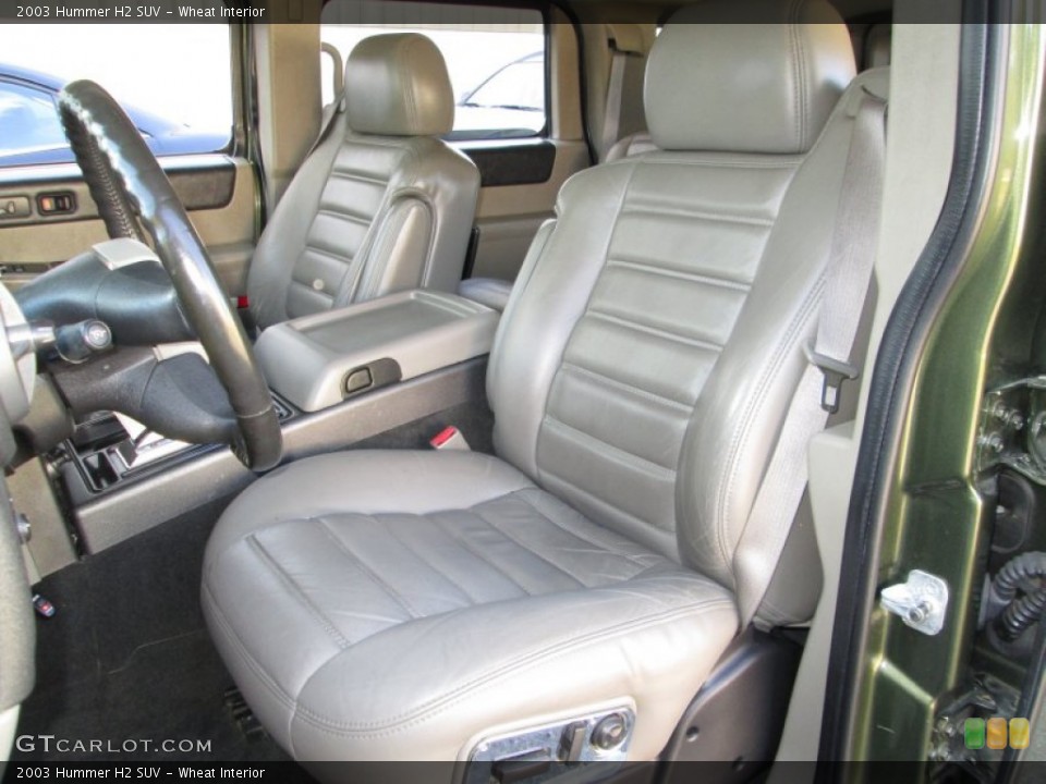 Wheat Interior Front Seat for the 2003 Hummer H2 SUV #87024554