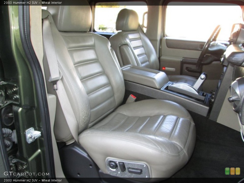 Wheat Interior Front Seat for the 2003 Hummer H2 SUV #87024566