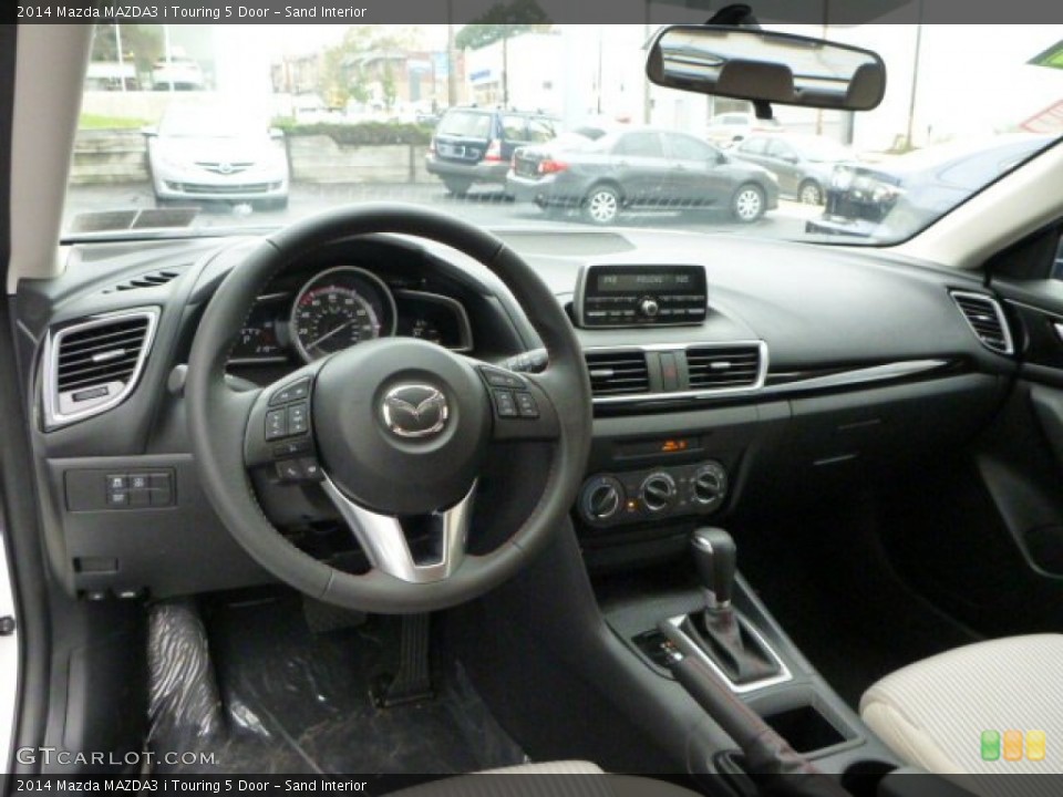 Sand Interior Dashboard for the 2014 Mazda MAZDA3 i Touring 5 Door #87024623