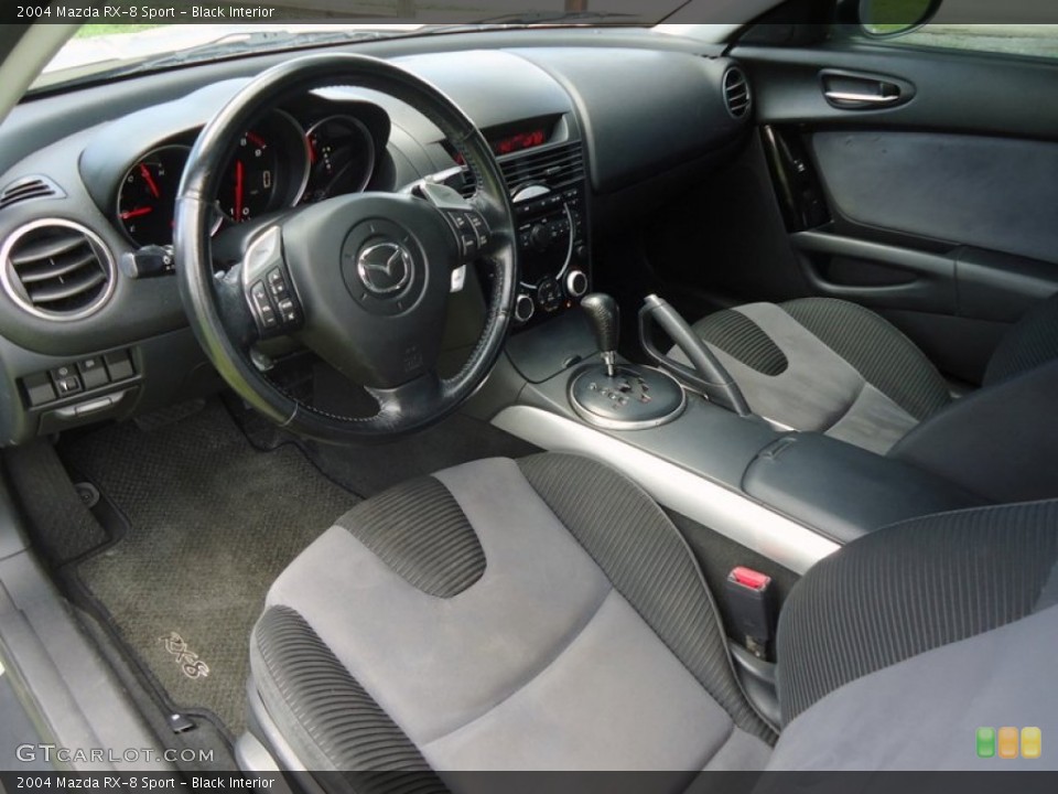 Black 2004 Mazda RX-8 Interiors