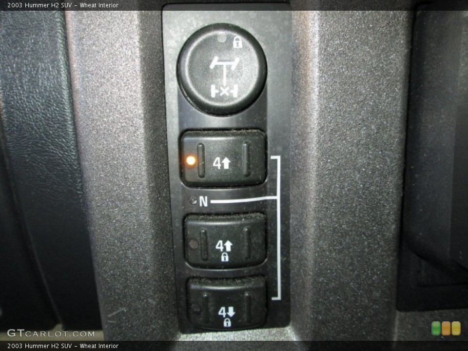 Wheat Interior Controls for the 2003 Hummer H2 SUV #87024713