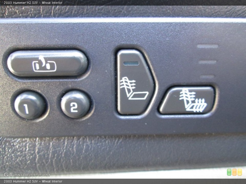 Wheat Interior Controls for the 2003 Hummer H2 SUV #87024821