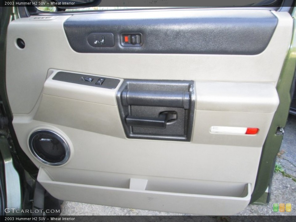 Wheat Interior Door Panel for the 2003 Hummer H2 SUV #87024836