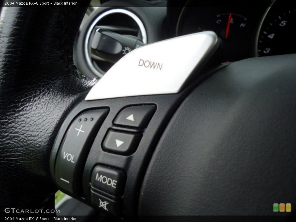 Black Interior Controls for the 2004 Mazda RX-8 Sport #87024863