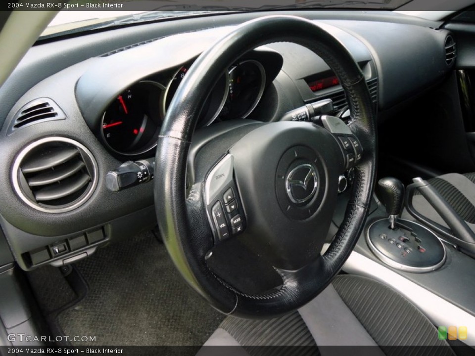 Black Interior Steering Wheel for the 2004 Mazda RX-8 Sport #87024996