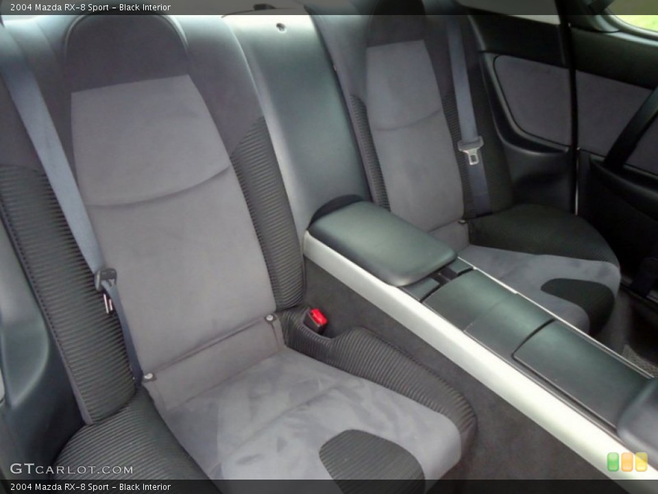 Black Interior Rear Seat for the 2004 Mazda RX-8 Sport #87025157