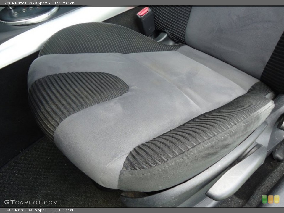 Black Interior Front Seat for the 2004 Mazda RX-8 Sport #87025301