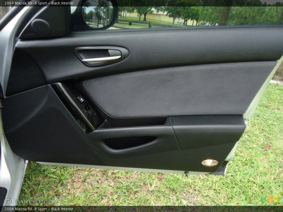 Black Interior Door Panel for the 2004 Mazda RX-8 Sport #87025428