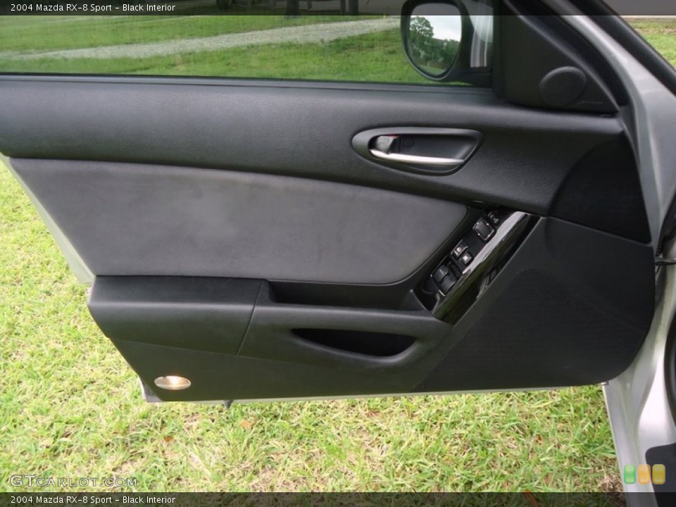 Black Interior Door Panel for the 2004 Mazda RX-8 Sport #87025501