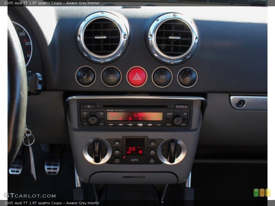 Aviator Grey Interior Controls for the 2005 Audi TT 1.8T quattro Coupe #87025610